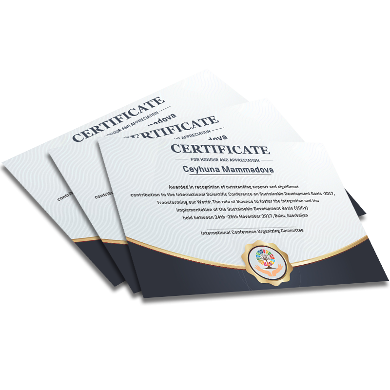 A4 sadə diplom-sertifikat
